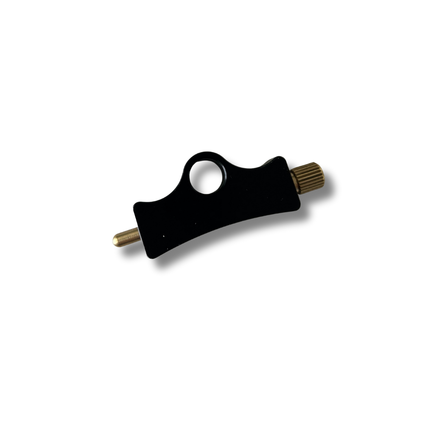Photo of the black Push arm for peristaltic pump