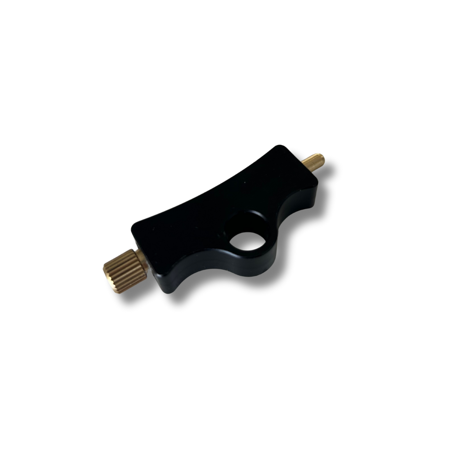 Photo of the black Push arm for peristaltic pump