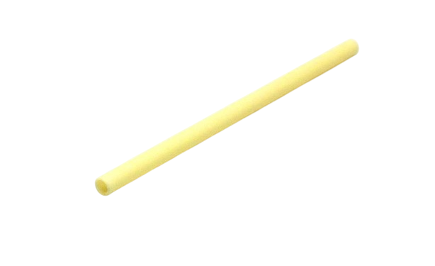 Photo of a yellow Alumina Injector Tube HORIBA