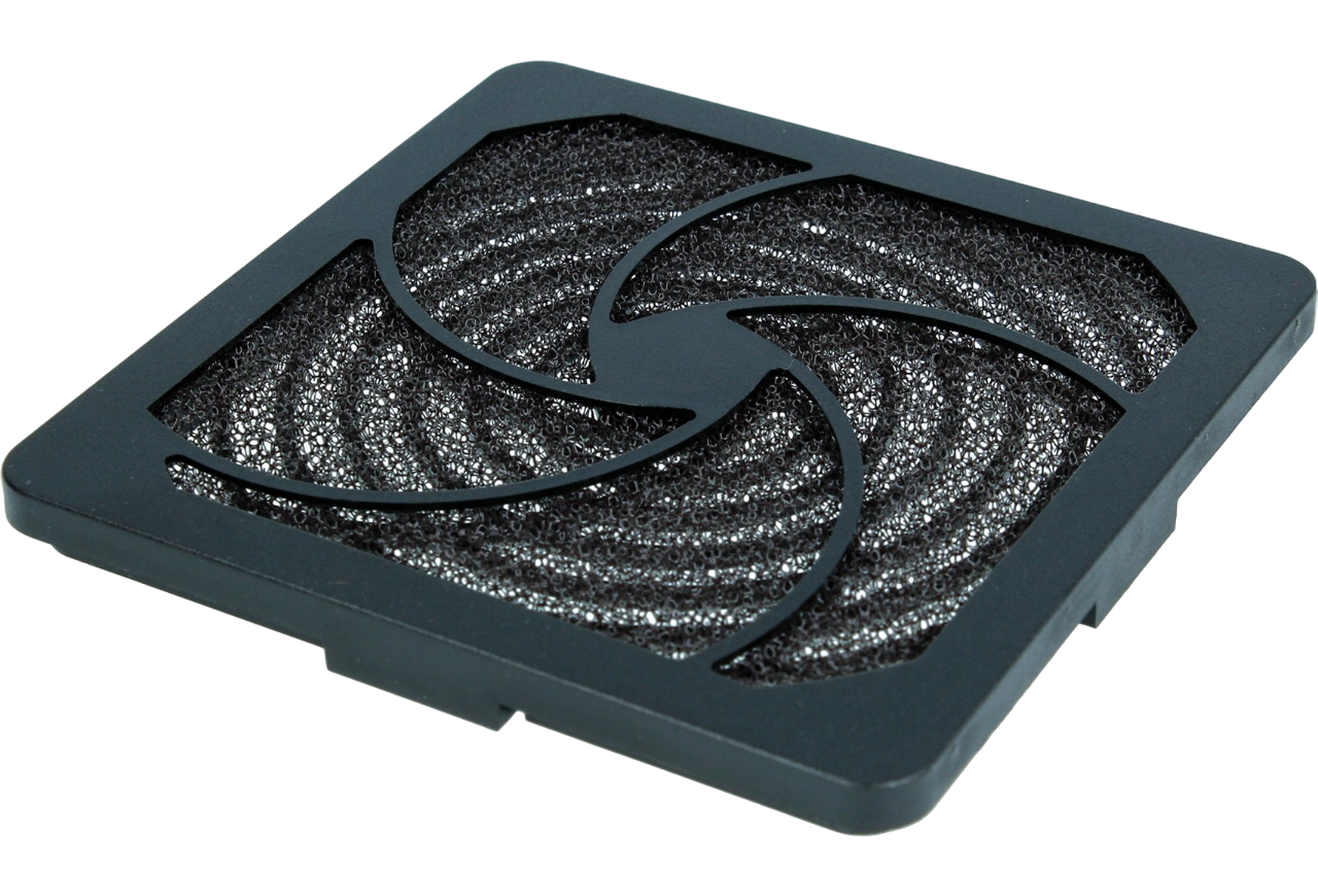 Photo of the black fan filter for SLFA HORIBA