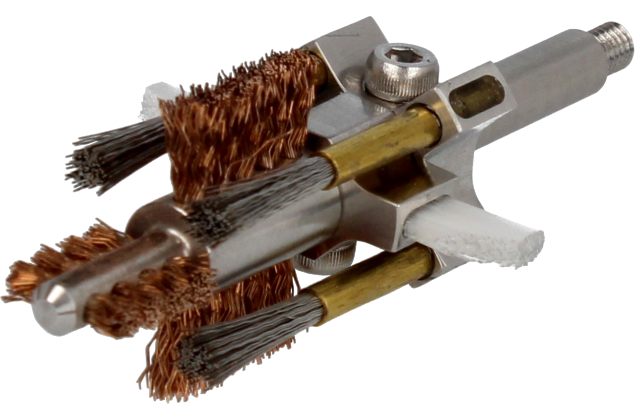 Photo of the upper cleaning brush for EMGA Expert HORIBA