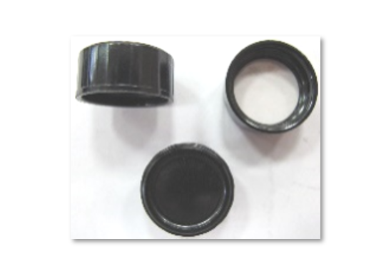 Photo of 3 black Caps for Tube HORIBA