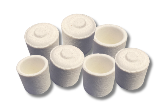 Ceramic crucibles HORIBA high purity 500 pieces/box