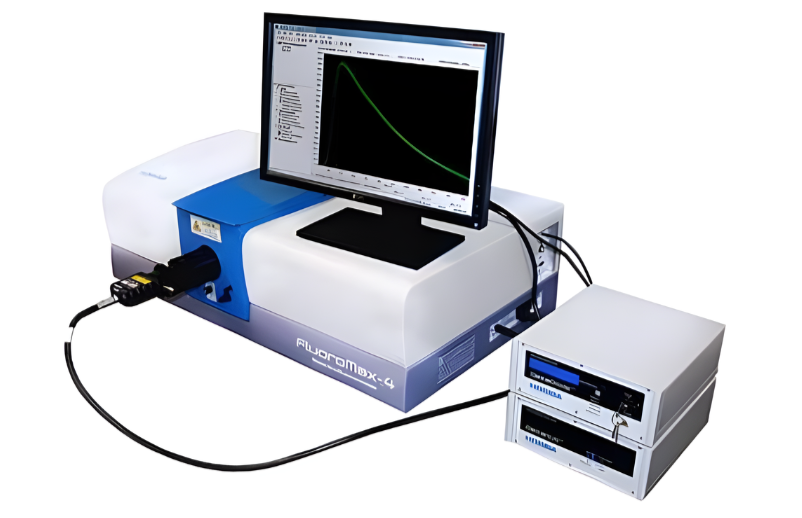 Photo of a FluoroMax-4 HORIBA instrument with the TCSPC Upgrade