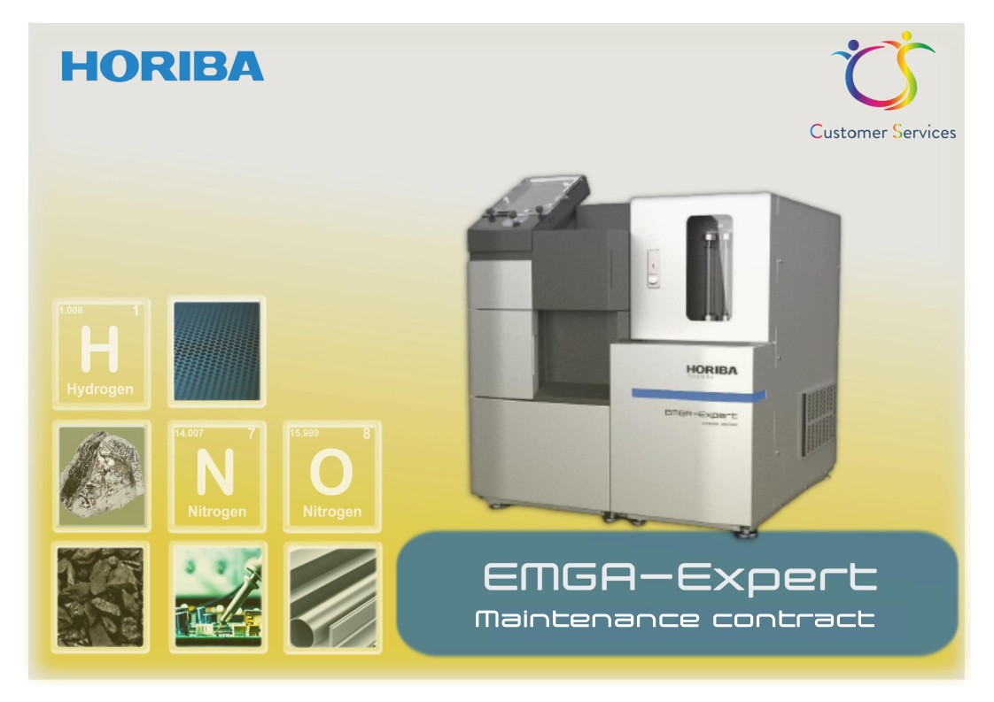 Flyer maintenance contract EMGA Expert HORIBA analyzer