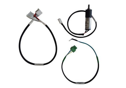 Photo of the LCE output head cable lot HORIBA