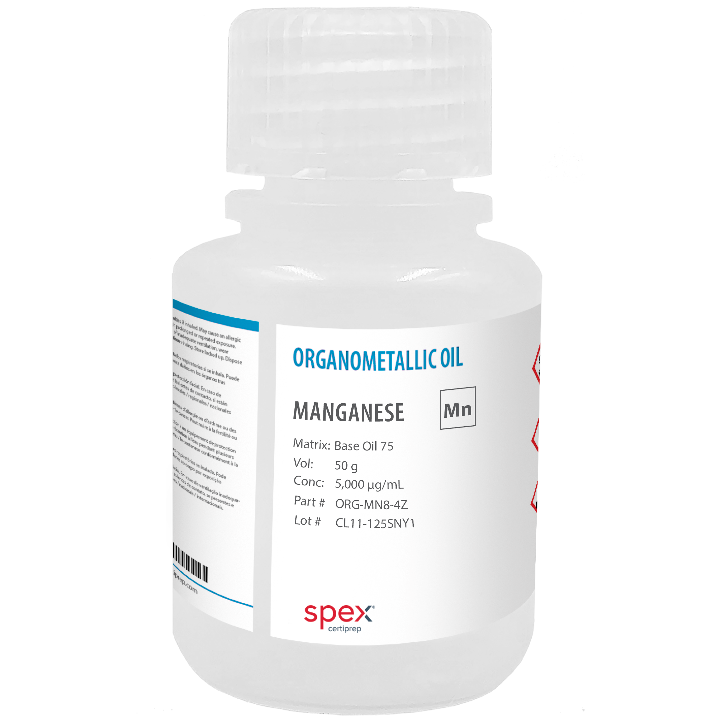 Photo of Manganese 5,000 µg/mL bottle HORIBA