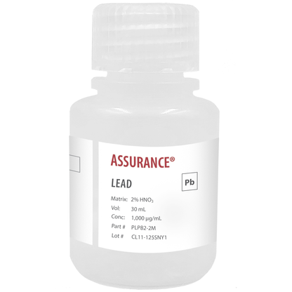 Photo of Lead 30mL SPEX bottle