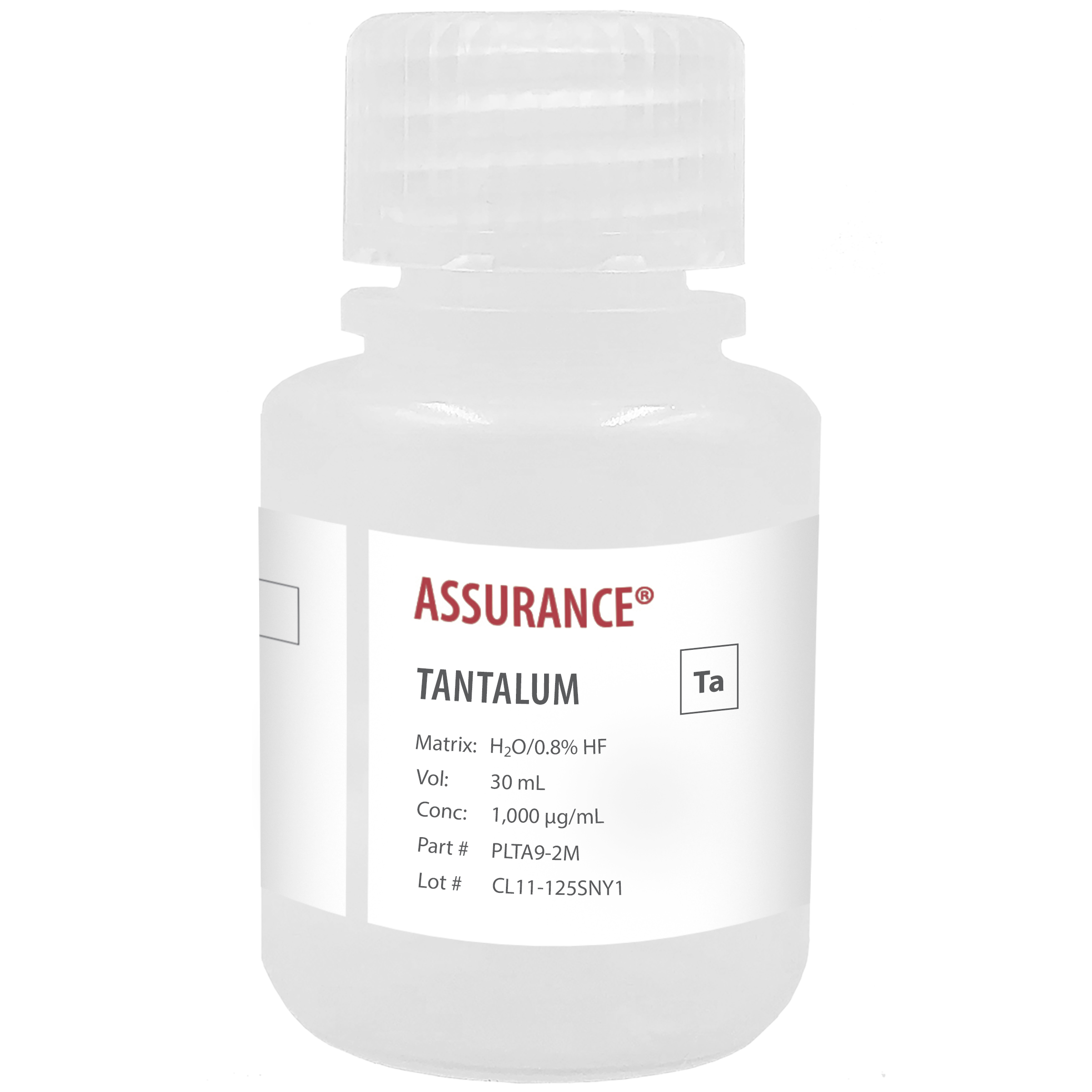 Photo of the Tantalum, 1,000 µg/mL bottle HORIBA