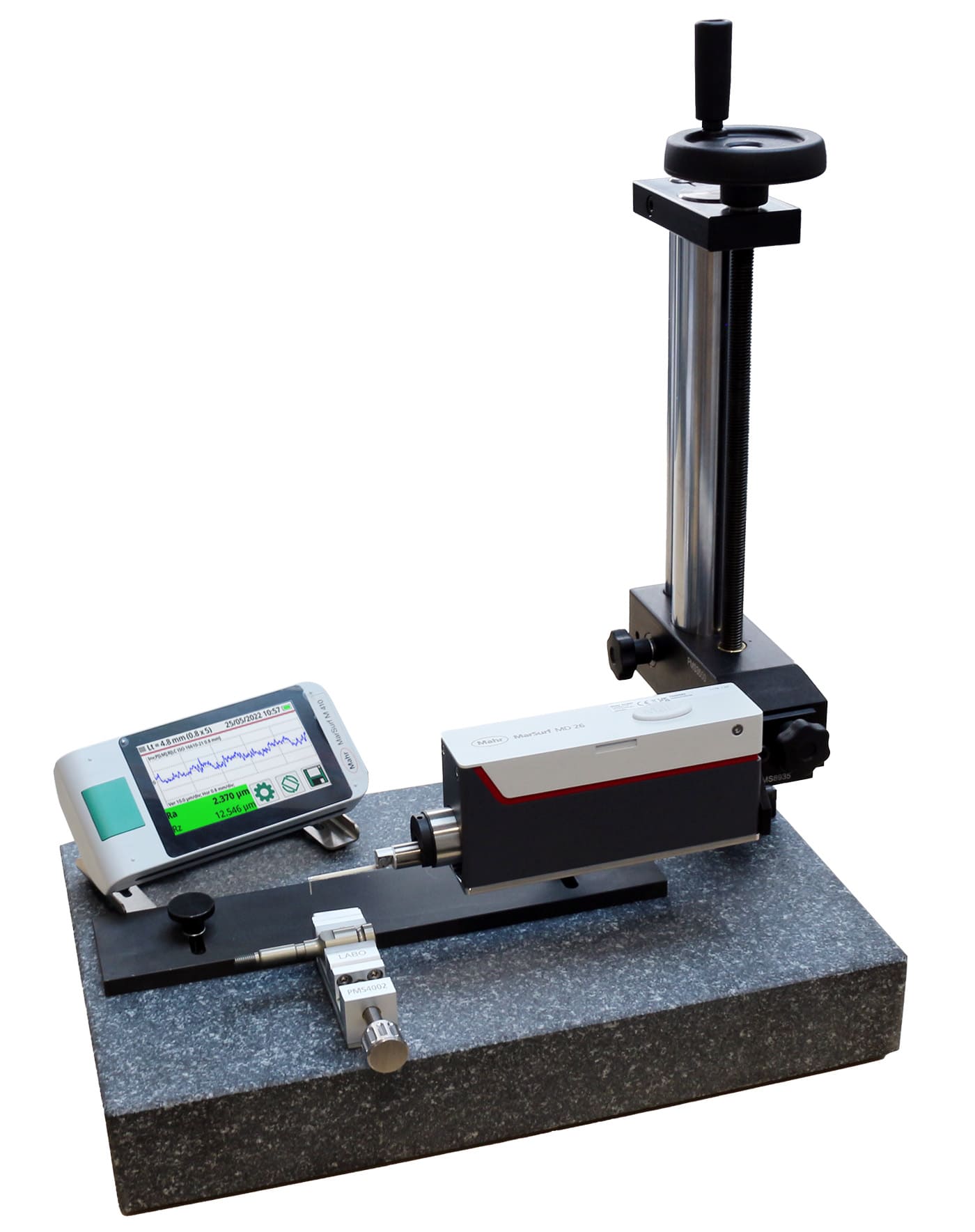 Photo of the External Profilometer Mahr M410 Accessory with Advance Unit and Marble fixation head for GD-Profiler 2 HORIBA instrument