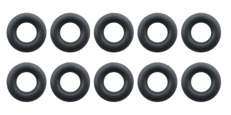 Photo of ten black O-Ring P4 for reagent tube holder HORIBA (2)