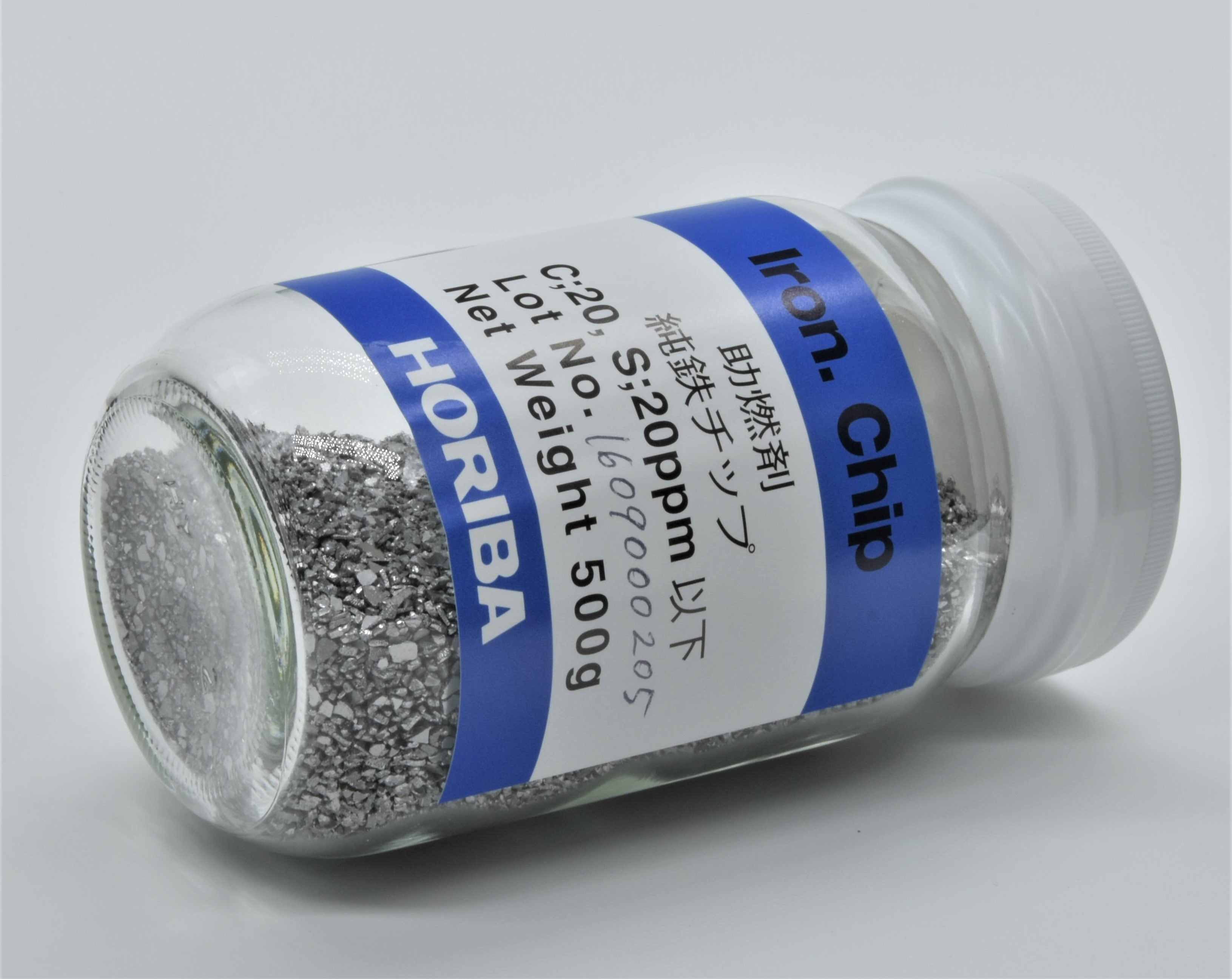 Photo of Accelerator Pure Iron TIP bottle side view HORIBA (3)