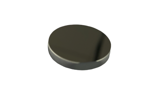 Photo of a round Aluminium Sample HORIBA