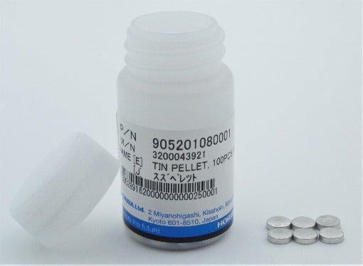 Photo of the Sn pellet HORIBA