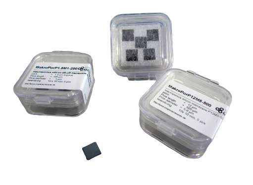 Photo of three Si-filters box HORIBA