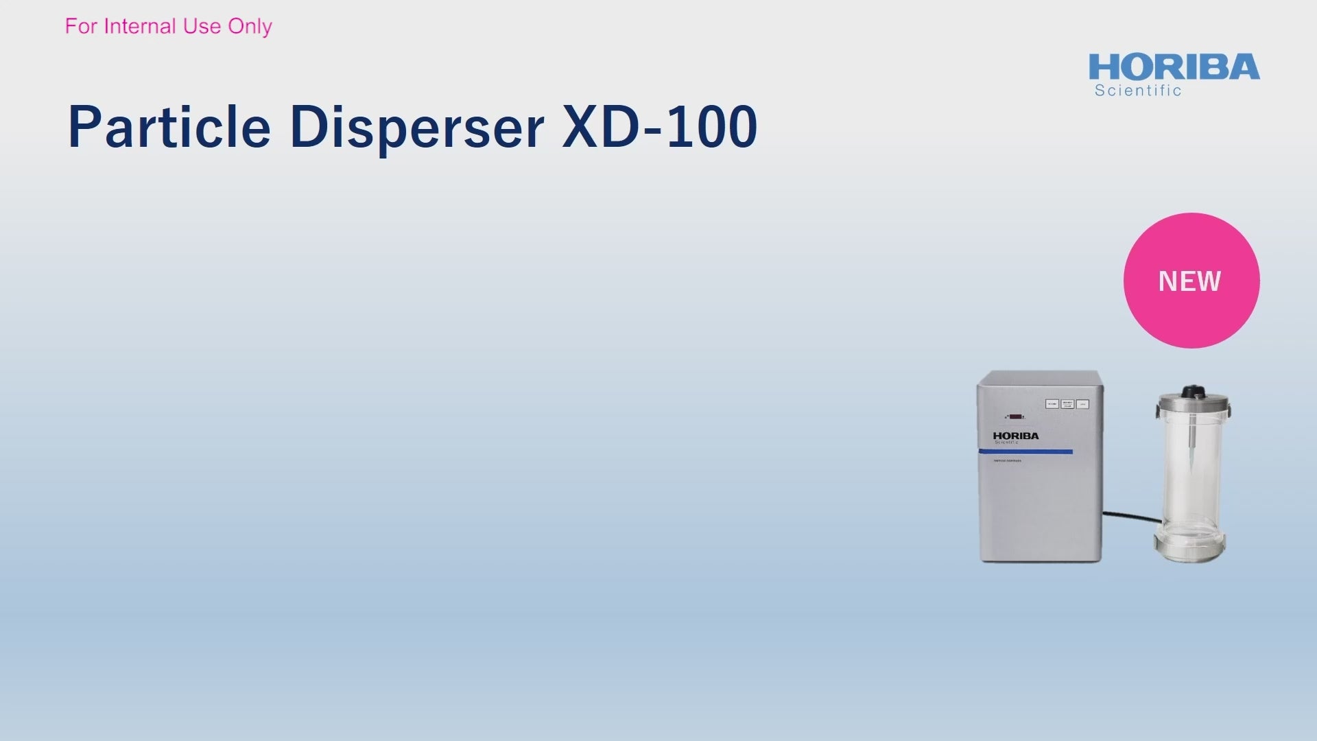 Particle Disperser XD-100 HORIBA