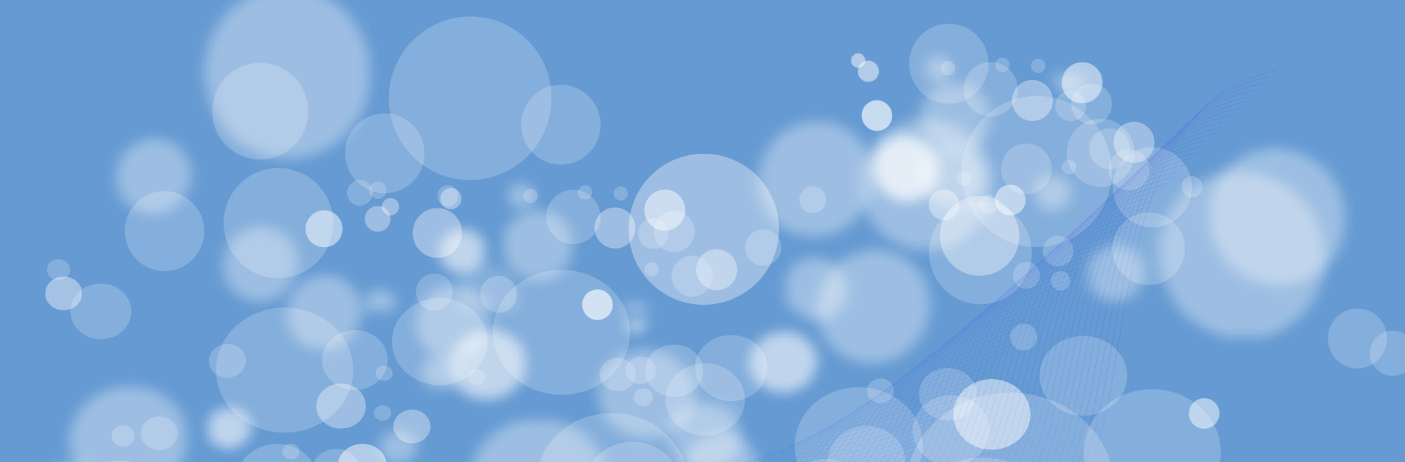 Image of white particle on a blue background
