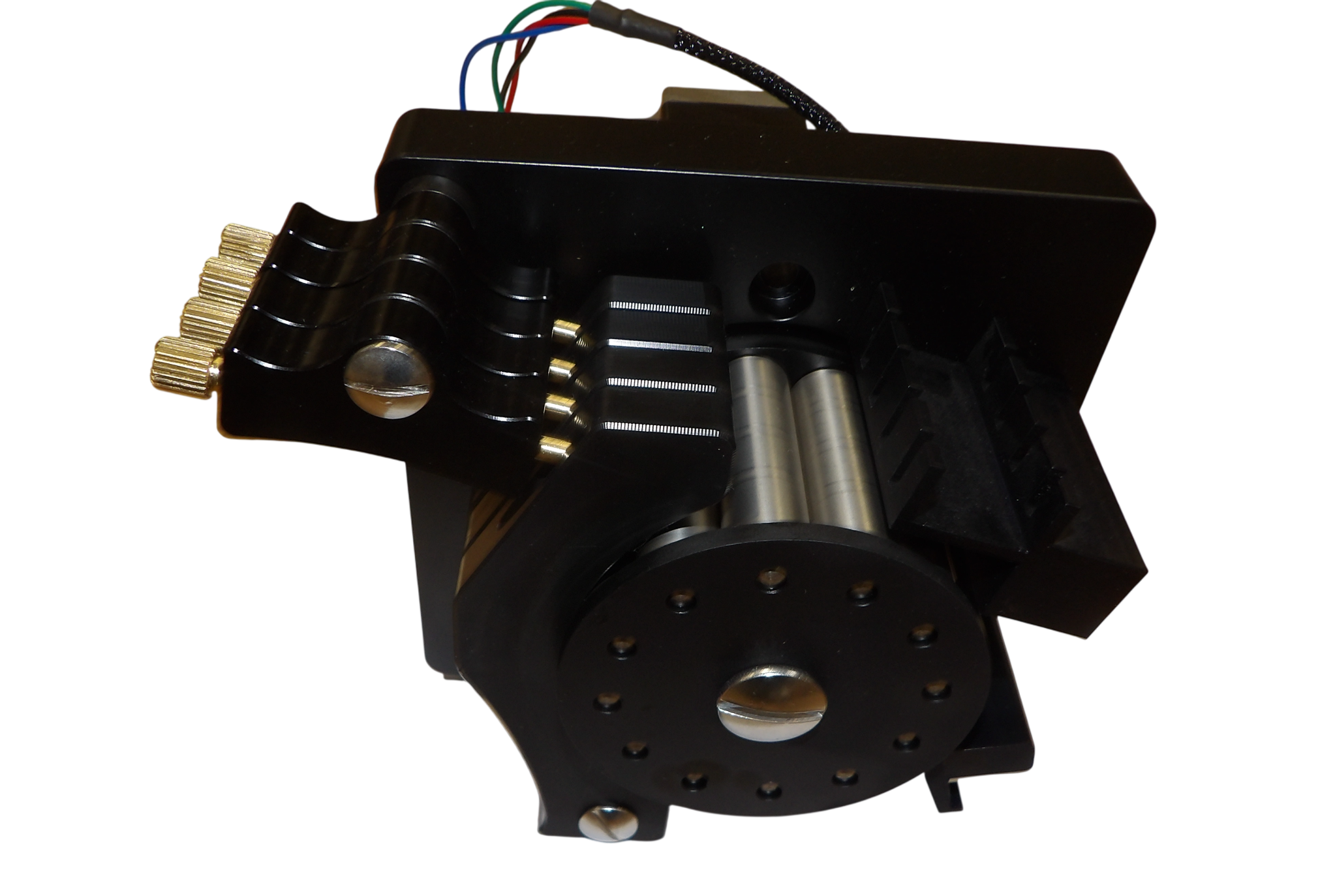 Photo of the Internal Peristaltic Pump 4 heads with motor for ICP OES spectrometer