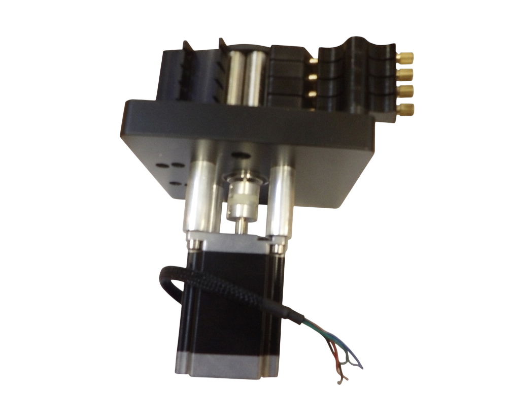Photo of the Internal Peristaltic Pump 4 heads with motor for ICP OES Spectrometer.