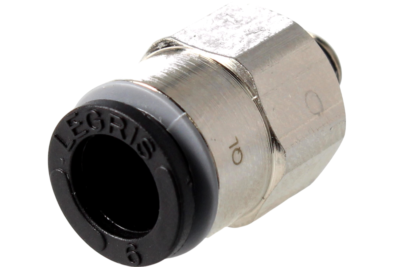 Photo of the Male Straight Connector 6mm