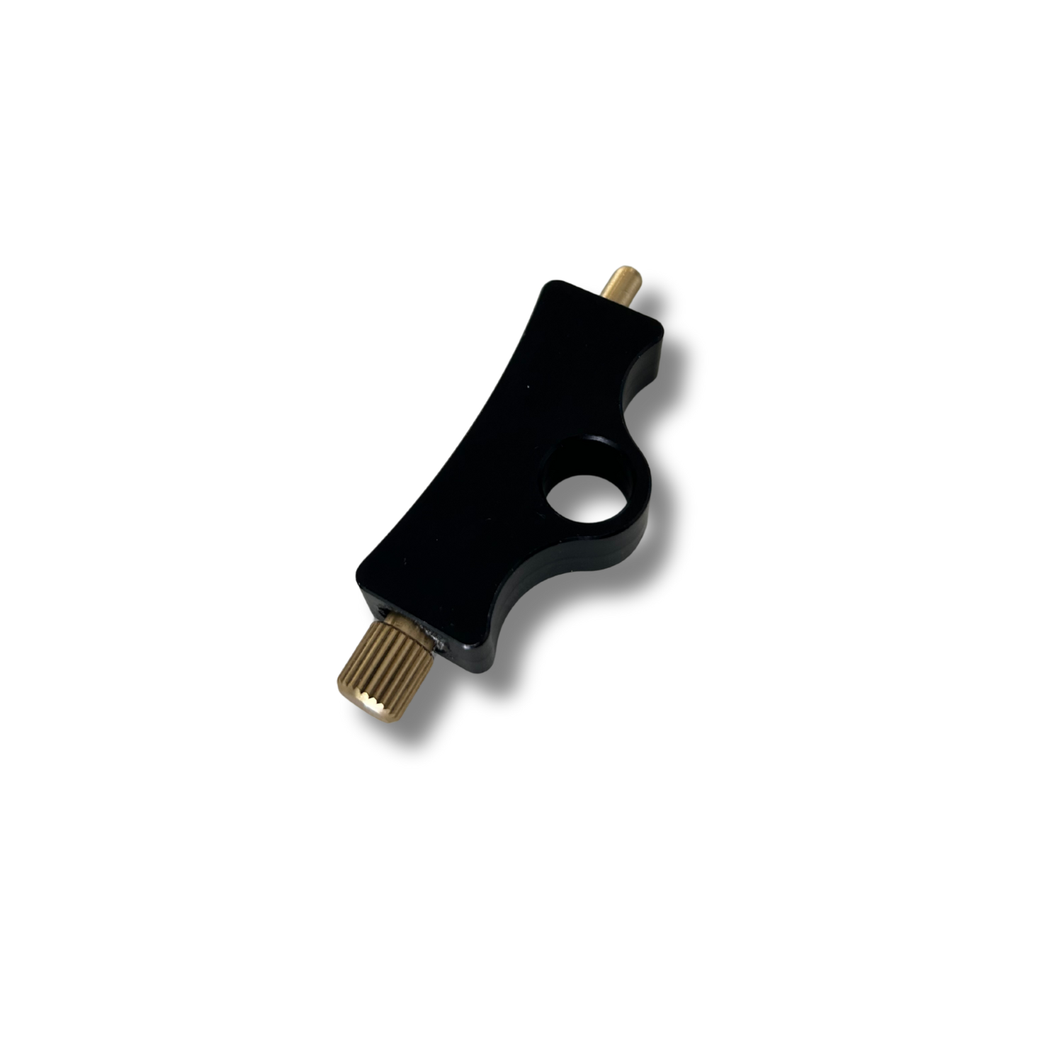Photo of the black Push arm for peristaltic pump