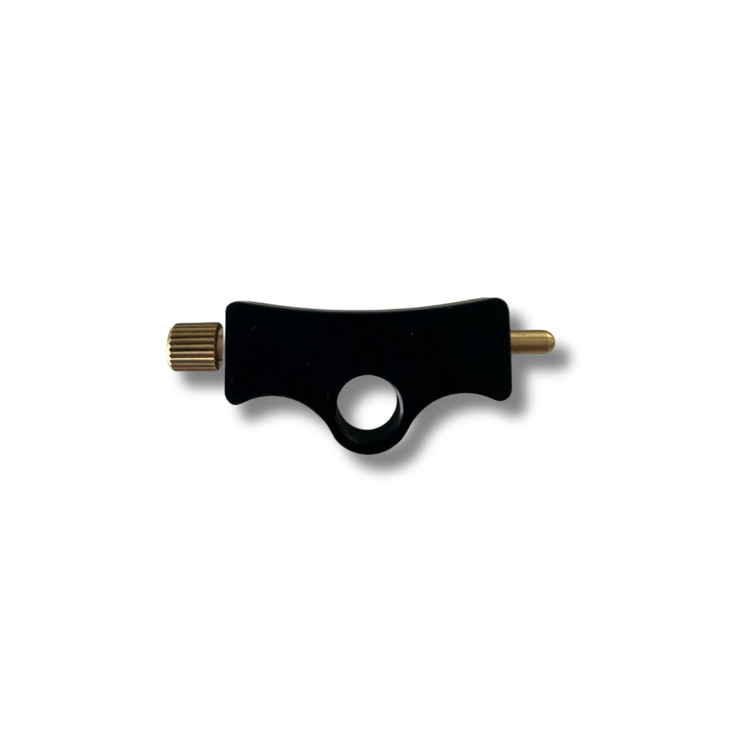 Photo of the black Push arm for peristaltic pump