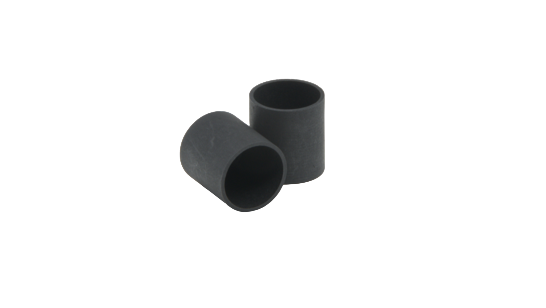 Photo of two inner graphite crucibles HORIBA