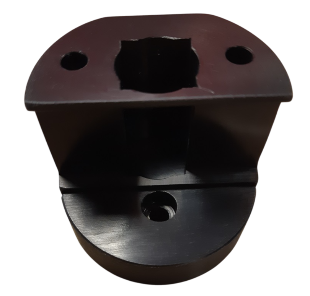 Photo of black Cuvette Holder for Fluorolog QM HORIBA