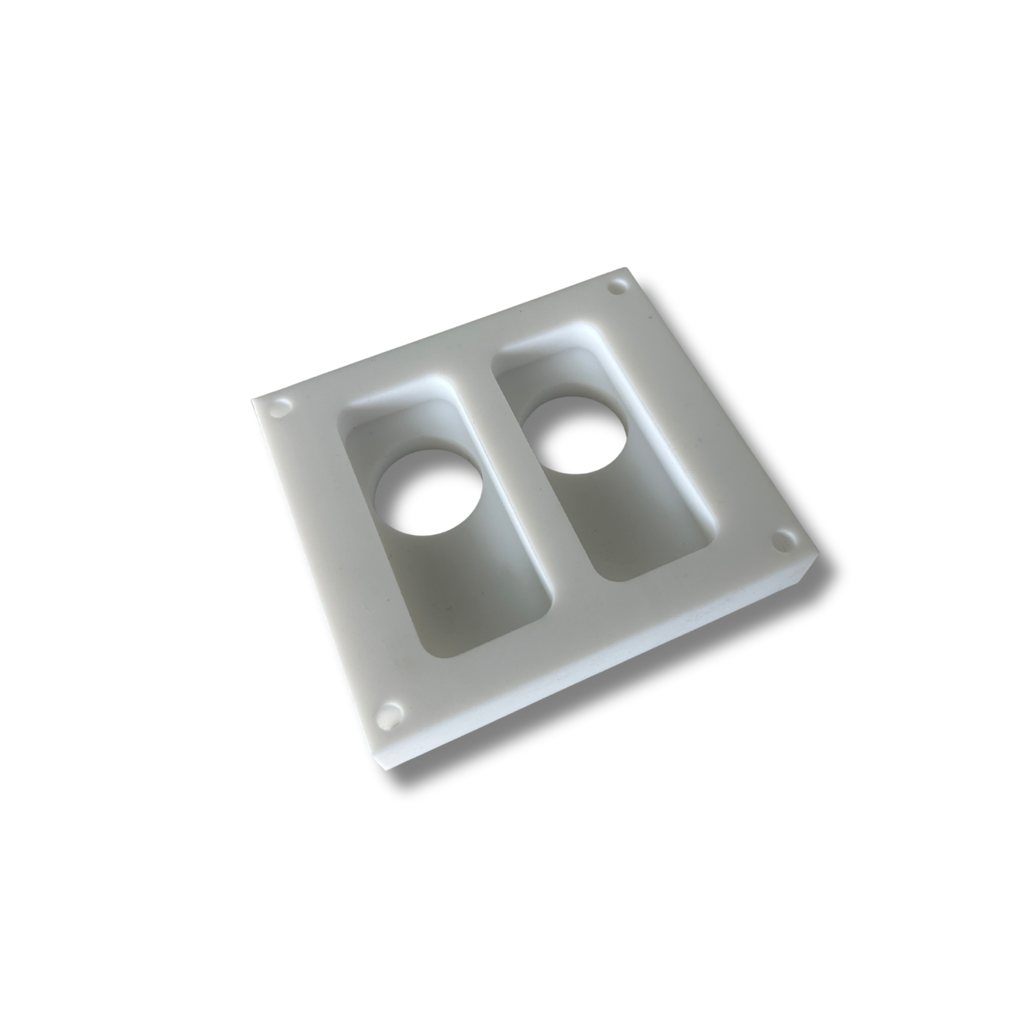 Photo of the white Teflon Spacer