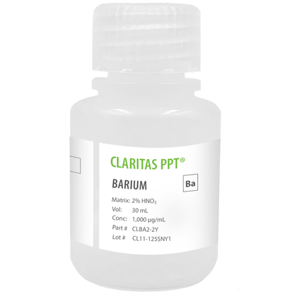 Photo of the Barium SPEX bottle 30mL