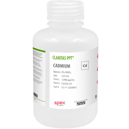 Photo of Cadmium 125mL SPEX bottle
