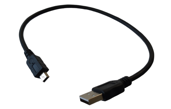 Photo of the USB 2.0 A / MiniUSB cable 0.3m HORIBA