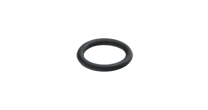 Photo of a black O-ring 15.1x2.7 Base Teflon Insert HORIBA