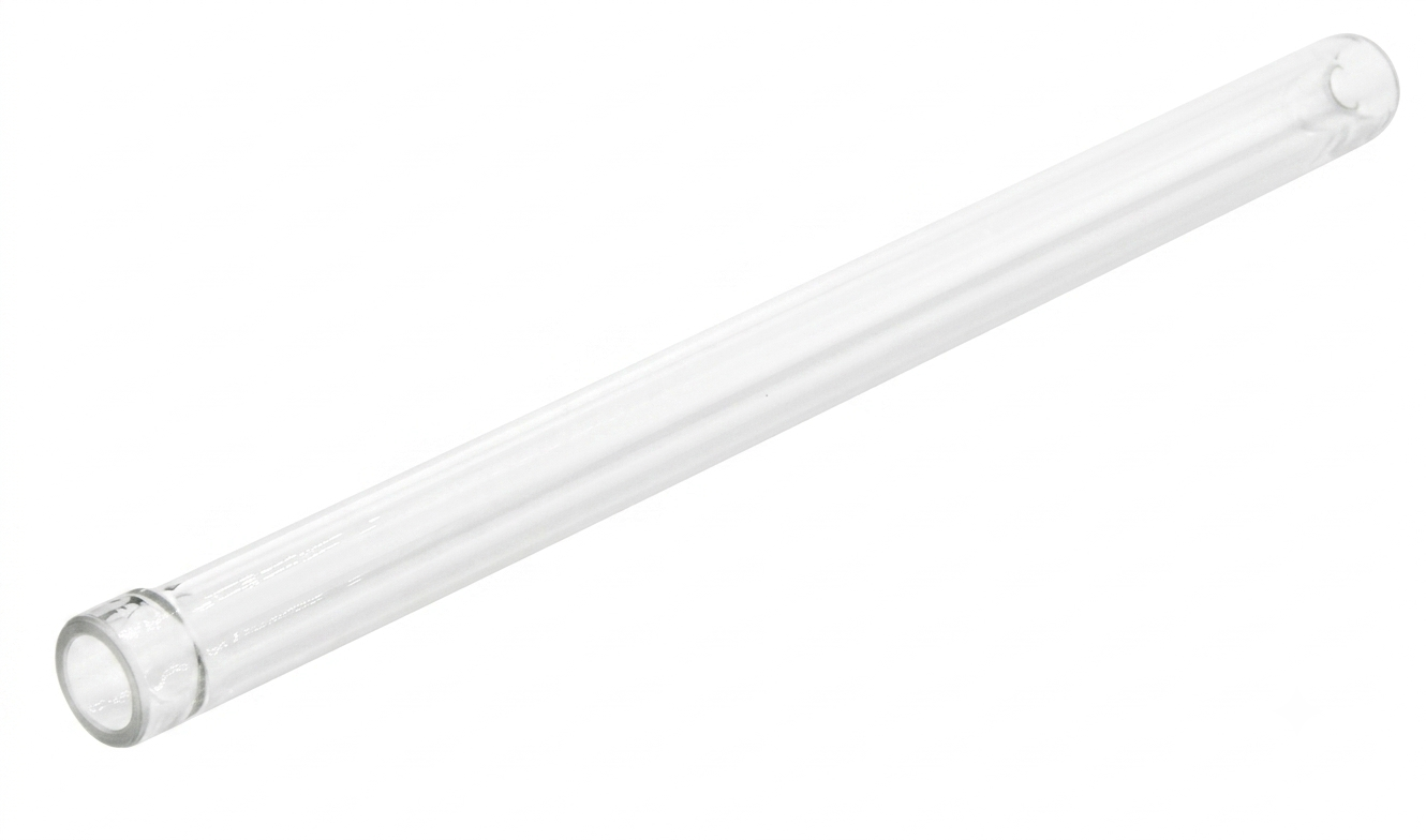 Photo of transparent Pyrex glass HORIBA
