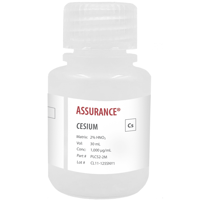 Photo Cesium, 1,000 µg/mL bottle HORIBA