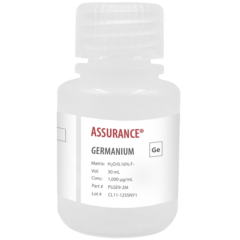 Photo of Germanium, 1,000 µg/mL bottle HORIBA