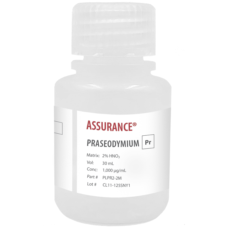 Photo of the Praseodymium, 1,000 µg/mL bottle HORIBA