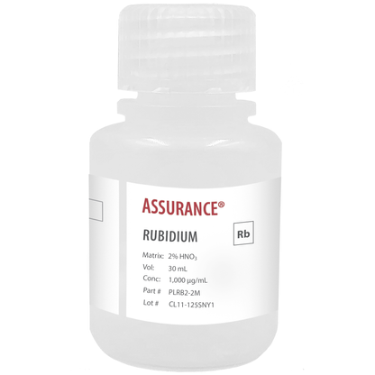 Photo of Rubidium 30mL SPEX bottle