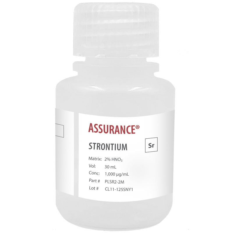 Photo of the Strontium, 1,000 µg/mL bottle  HORIBA