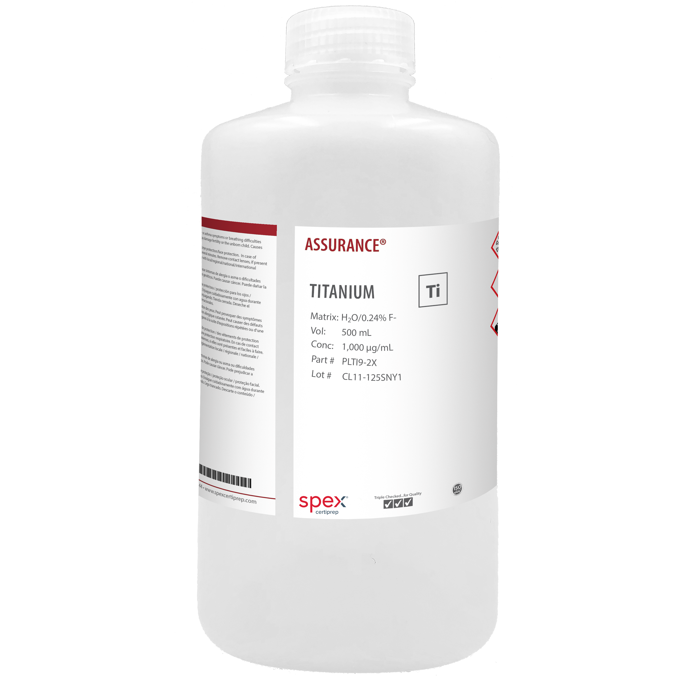Photo of the Titanium, 1,000 µg/mL bottle HORIBA