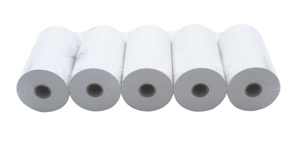 Photo of 5 white paper roll for SLFA