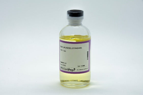 Photo of a bottle of Sulfur in Mineral Oil HORIBA