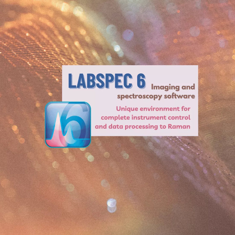 Banner Light Diffraction background with LabSpec6 application icon
