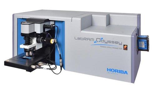 Photo of the LabRAM Odyssey instrument HORIBA