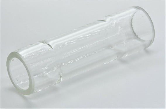Photo of transparent pyrex glass reagent tube HORIBA