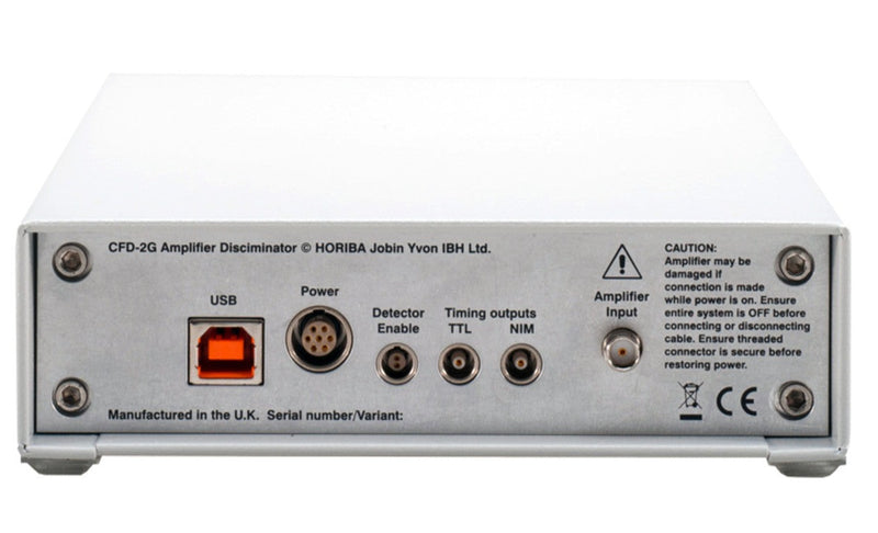 Photo of an Amplifier and Discriminator Module CFD-2G-CH (behind face) HORIBA (3)