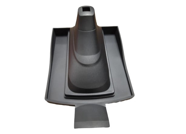 Photo of a black Cuvette sample holder top view HORIBA