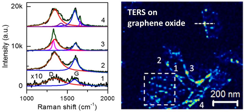 TERS on graphene oxide