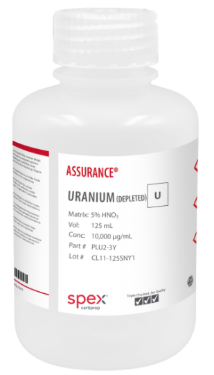 Photo of the Uranium (Depleted), 10,000 µg/mL bottle HORIBA