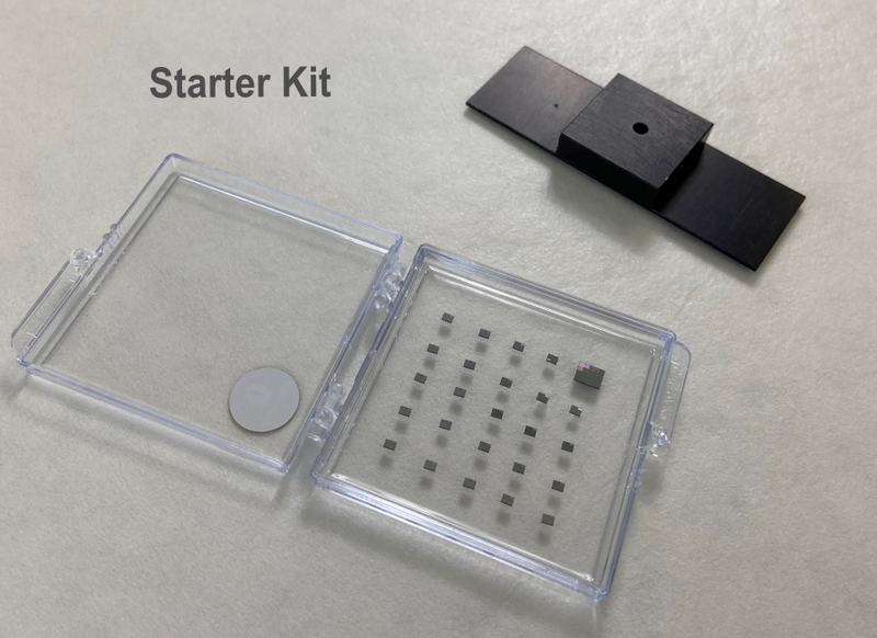 Photo of the Starter Kit with 24 nanoGPS tags HORIBA